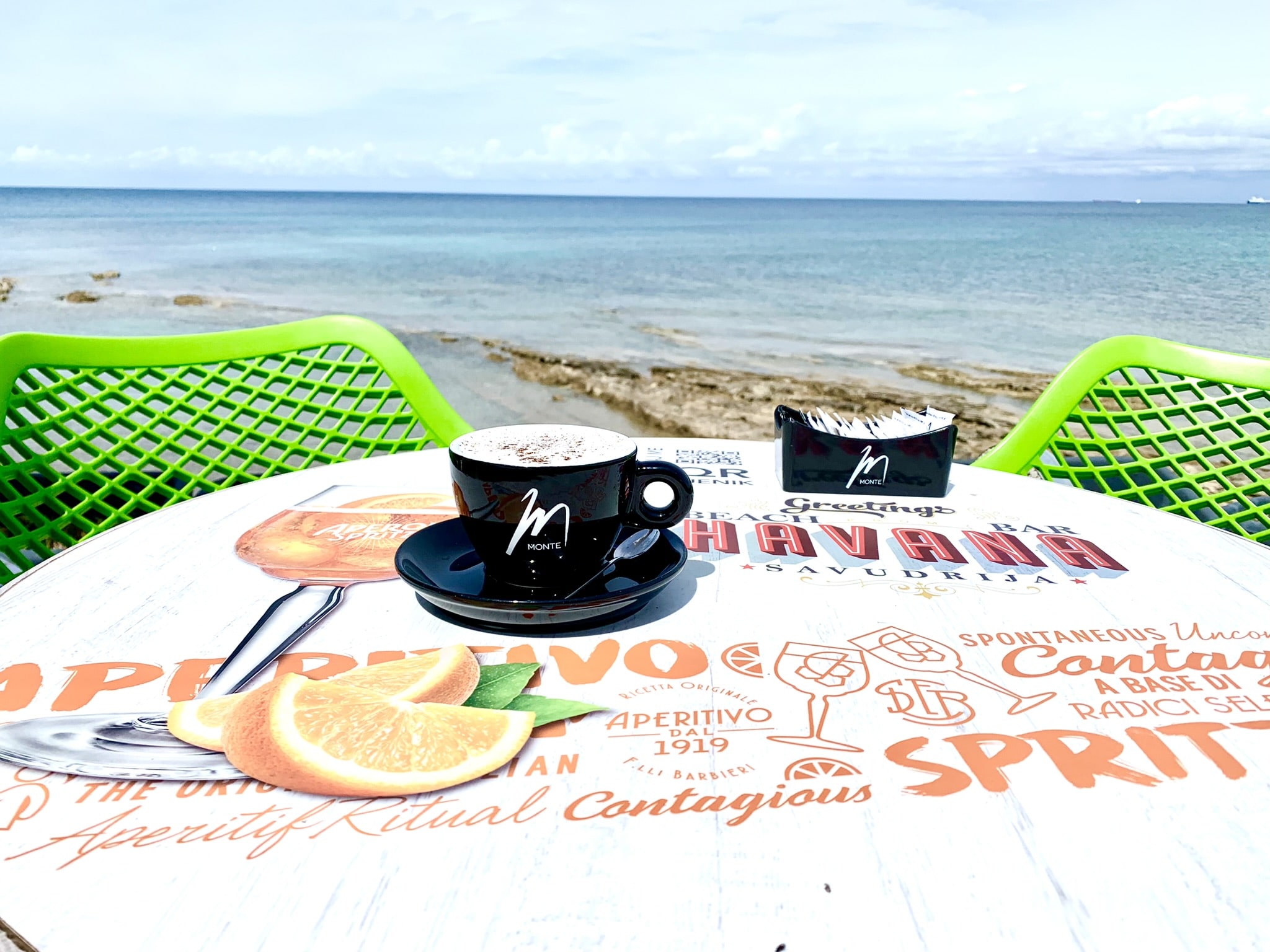 Beach bar Havana Savudrija kava coffee